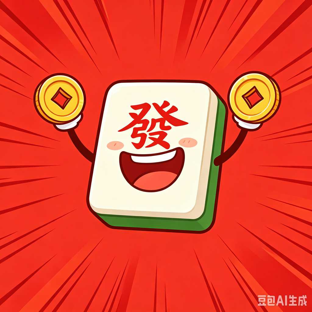 minimal text mahjong set
