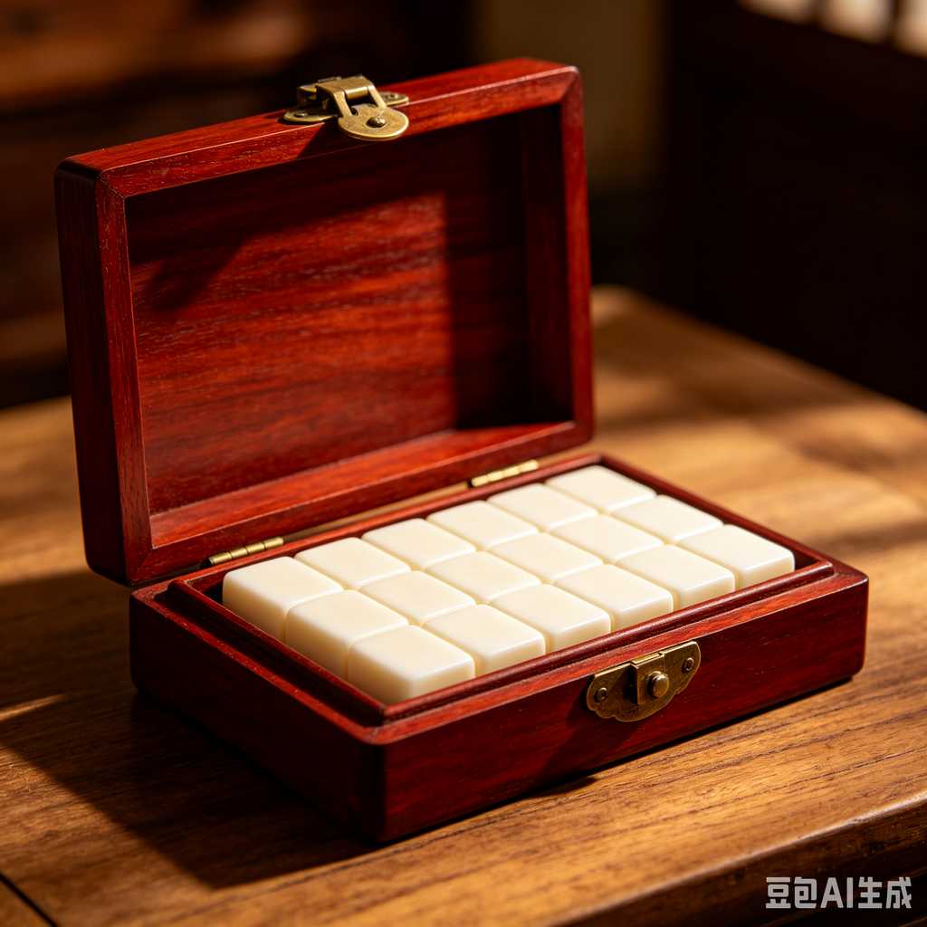 mahjong set for home entertainment