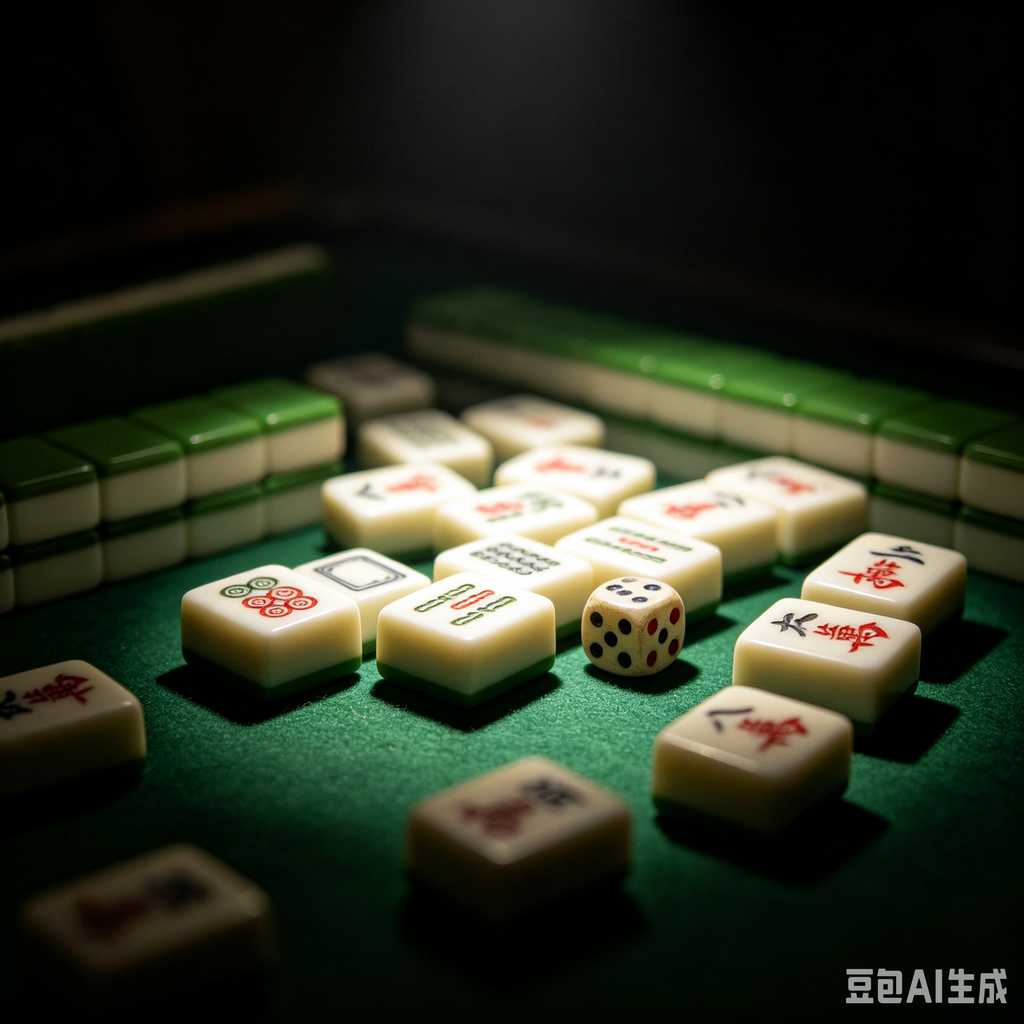 artistic mahjong tiles set