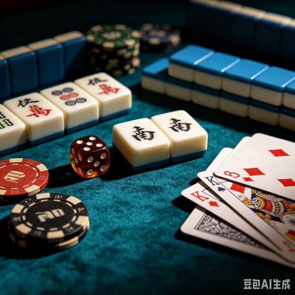 handheld mahjong tiles set